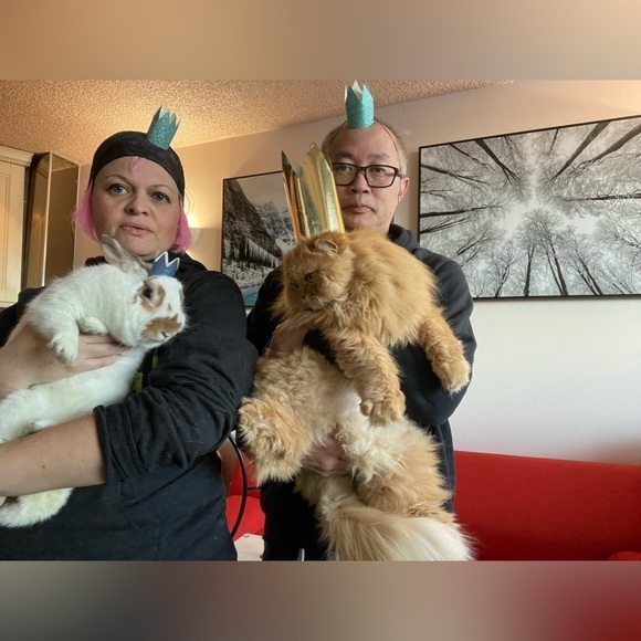 Handmade party crown hat versions sizes can be made for 4 now, more can be made - Picture 3 of 4